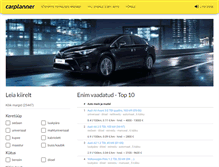 Tablet Screenshot of carplanner.eu